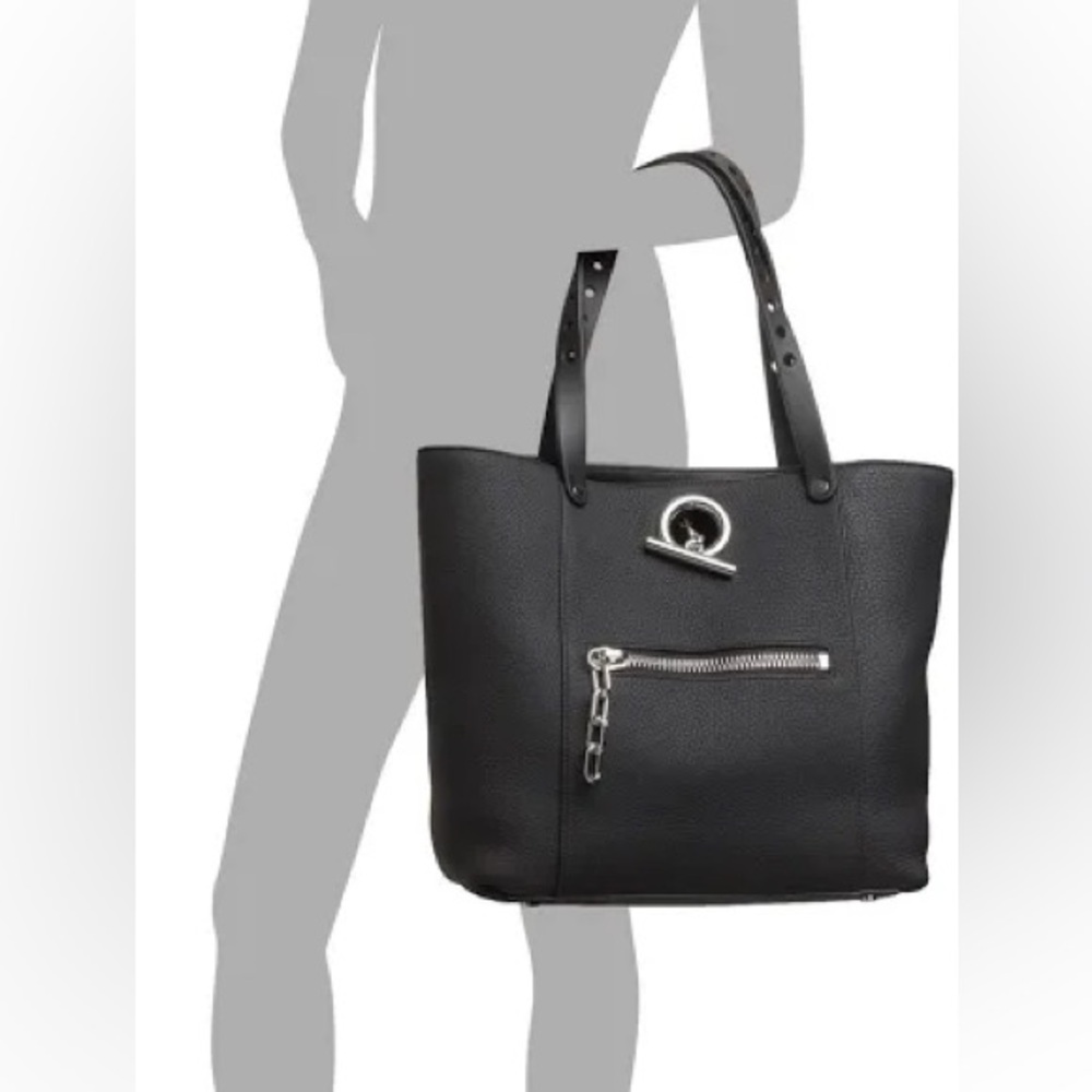 Alexander Wang Leather Black Riot Tote Bag